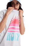 Hangloose Poster T-Shirt in Coconut Milk