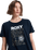 The Roxy Womens Ocean Wave Regular T-Shirt in Anthracite