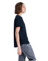 The Roxy Womens Ocean Wave Regular T-Shirt in Anthracite