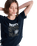 The Roxy Womens Ocean Wave Regular T-Shirt in Anthracite