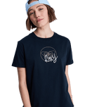The Roxy Womens Ocean Regular T-Shirt in Anthracite