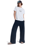 The Roxy Womens Ocean T-Shirt in Cmilk