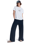 The Roxy Womens Ocean T-Shirt in Cmilk