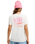 The Roxy Womens Ocean Regular Poster T-Shirt in Coconut Milk