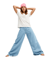 The Roxy Womens Ocean Regular Poster T-Shirt in Coconut Milk