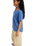 The Roxy Womens Oceanwave Regular T-Shirt in Dutch Blue