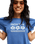 The Roxy Womens Oceanwave Regular T-Shirt in Dutch Blue