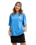 The Roxy Womens Tall Oversize Washed T-Shirt in Super Sonic