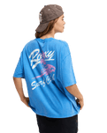 The Roxy Womens Tall Oversize Washed T-Shirt in Super Sonic