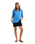 The Roxy Womens Tall Oversize Washed T-Shirt in Super Sonic