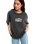 The Roxy Womens Tall Oversize Washed T-Shirt in Anthracite