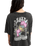 The Roxy Womens Tall Oversize Washed T-Shirt in Anthracite