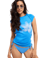The Roxy Womens Oceans Lucky T-shirt in Super Sonic