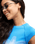 The Roxy Womens Oceans Lucky T-shirt in Super Sonic