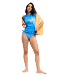 The Roxy Womens Oceans Lucky T-shirt in Super Sonic