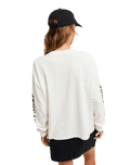 The Roxy Womens Sea Is Beautiful Long Sleeve T-Shirt in Coconut Milk
