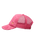 Girls Sweet Lil Heart Trucker Cap in Sangria Sunset Shell Dreams