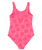 Girls Shell Dream One Piece Swimsuit in Sangria Sunset Shell Dreams