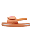 Girls Finn Sandals in White, Orange & Pink