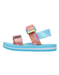 Girls Cage Sandals in White, Orange & Pink