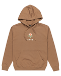 The RVCA Womens Moon and Stars Hoodie in Sonora Brown