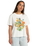 The RVCA Womens Wildflower Snake T-Shirt in Salt