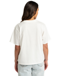 The RVCA Womens Wildflower Snake T-Shirt in Salt