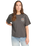 The RVCA Womens Rose Poster T-Shirt in Pirate Black