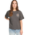 The RVCA Womens Rose Poster T-Shirt in Pirate Black