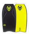 The NMD Evolution PE 42" Bodyboard in Black & Yellow