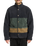 The RVCA Mens Westwood Snap Fleece Jacket in Moody Blue