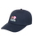 The RVCA Mens Mosaic Clipback Cap in Dark Denim