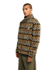 The RVCA Mens Winston Sherpa Jacket in Bombay Brown