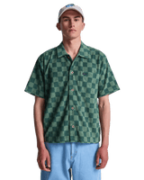 Antonia Figueiredo Checker Sponge Shirt in Beechnut