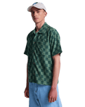 Antonia Figueiredo Checker Sponge Shirt in Beechnut