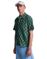Antonia Figueiredo Checker Sponge Shirt in Beechnut