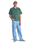 Antonia Figueiredo Checker Sponge Shirt in Beechnut