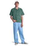 Antonia Figueiredo Checker Sponge Shirt in Beechnut