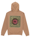 The RVCA Mens Jupiter Hoodie in Sonora Brown