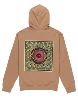 The RVCA Mens Jupiter Hoodie in Sonora Brown