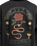 The RVCA Mens Roses Poster Hoodie in Black