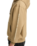 The RVCA Mens Deep Think Hoodie in Coyote