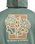 The RVCA Mens Flower Balance Hoodie in Balsam Green