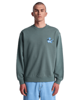 Antonia Figueiredo Twin Tulips Sweatshirt in Sage Leaf