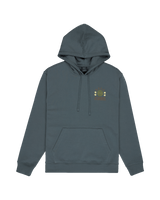 The RVCA Mens Iris Hoodie in Balsam Green