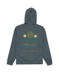 The RVCA Mens Iris Hoodie in Balsam Green