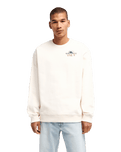 The RVCA Mens Sun Industries Sweatshirt in Salt