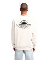 The RVCA Mens Sun Industries Sweatshirt in Salt