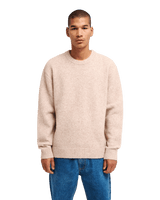 The RVCA Mens Ino Prop Solid Jumper in Natural
