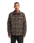 The RVCA Mens Rvca Blanket Shirt in Wood